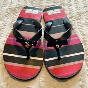 Kate Spade flip flops 7-8